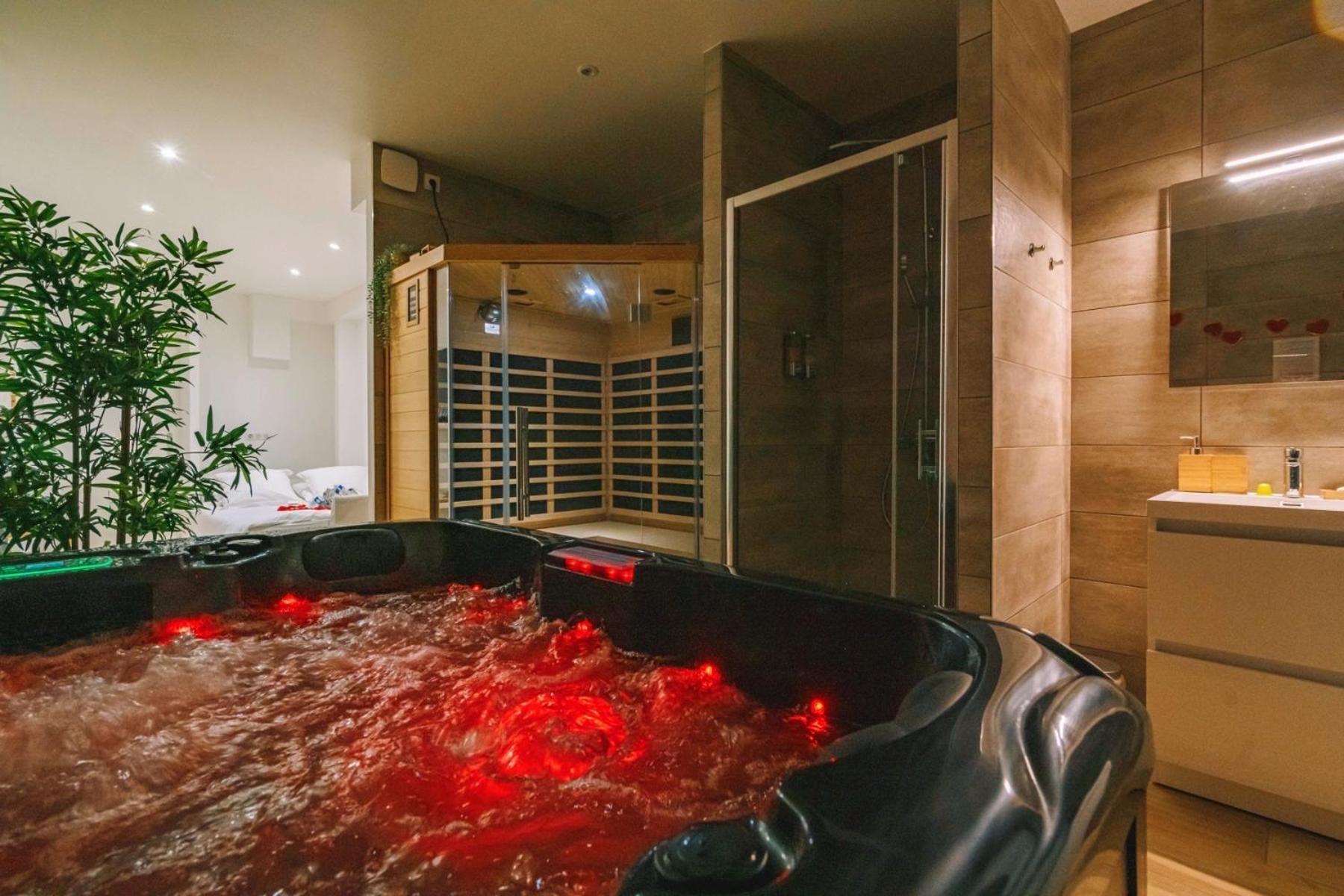 Spa Appartement O Temps Suspendu Reims Centre Sauna Et Jacuzzi 外观 照片